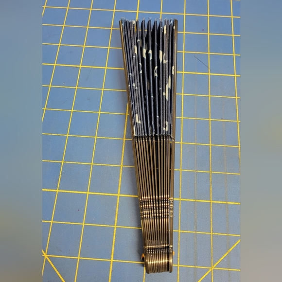 Patriotic Hand Fan Star Blue Fold Out Hand Fan 9 X 17 - Picture 3 of 4